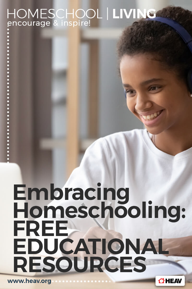 Embracing Homeschooling free resources homeschool living 800x1200 1