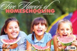 Sonya Shafer-five flavors of homeschooling-three girls eating watermelon