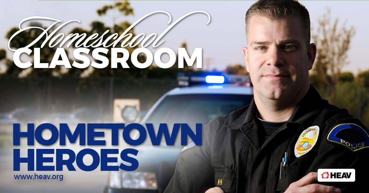 homeschool classroom - hometown heroes - police officer
