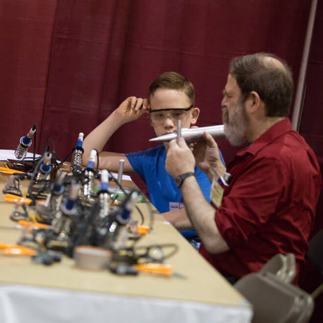 HEAV Convention exhibit hall demonstrations