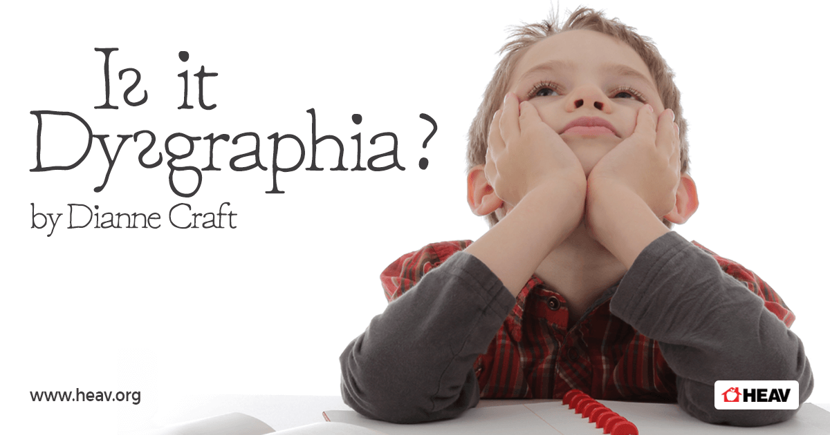 dysgraphia - child looking up into ceiling wondering
