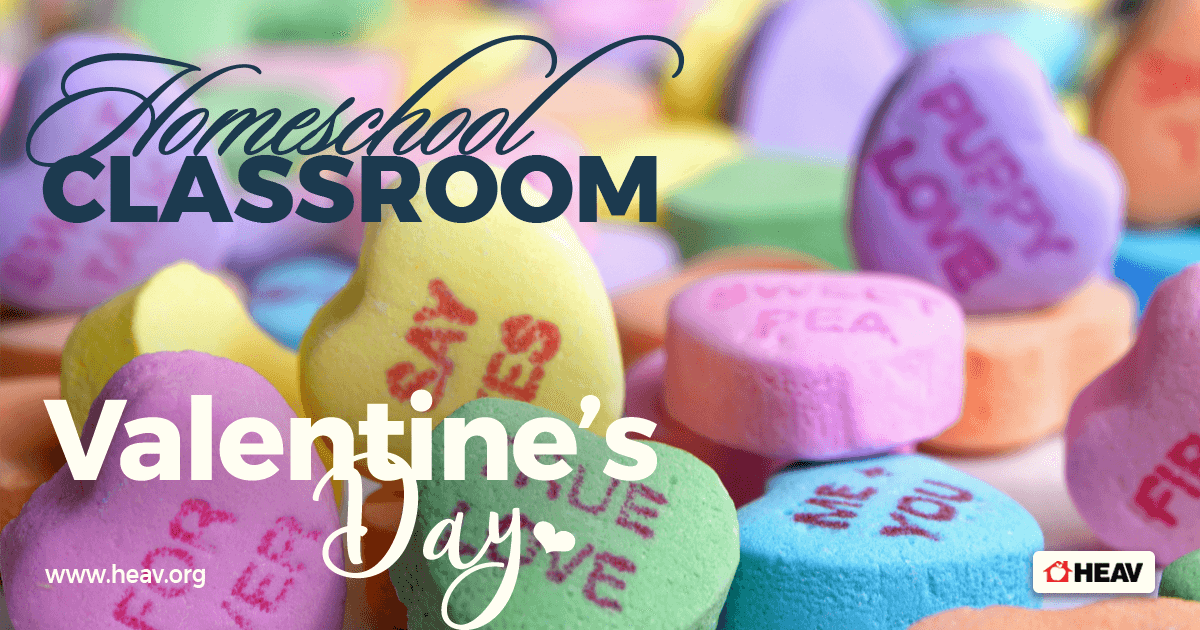 valentines day - homeschool classroom