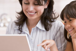 teens - learning styles - mother with daughter