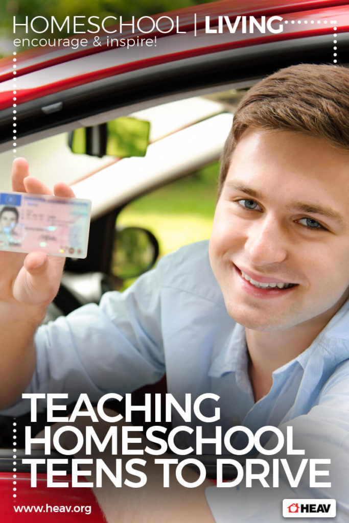 Teaching Teens to Drive Teenager with New Permit-homeschool living