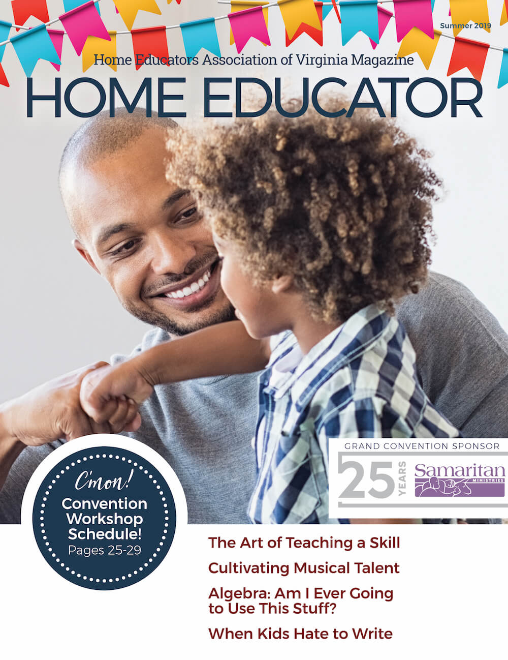convention-2019 Home Educator magazine front-The Virginia Home Educator magazine Summer 2019 Print
