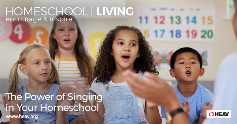 singing in your homeschool