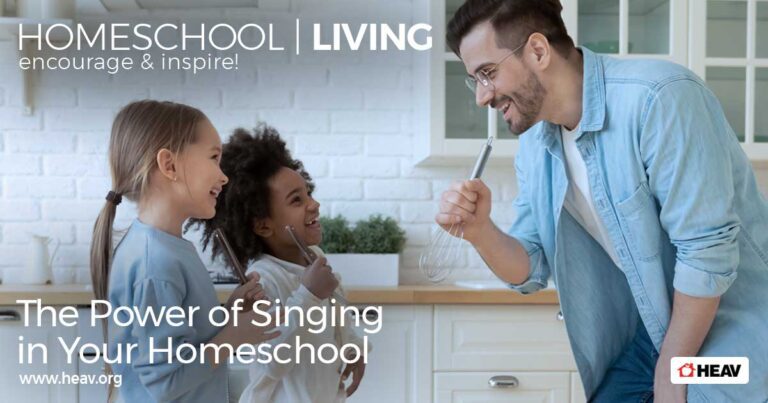 power of singing in homeschool music