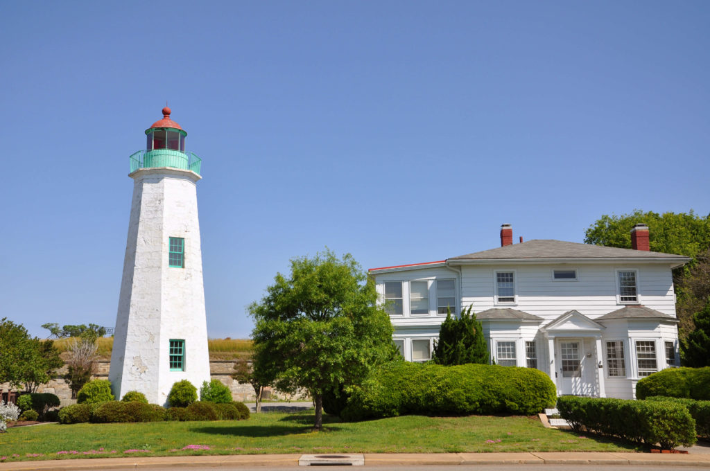 Old Point Comfort Lighthouse-Fort Monroe, Chesapeake Bay
