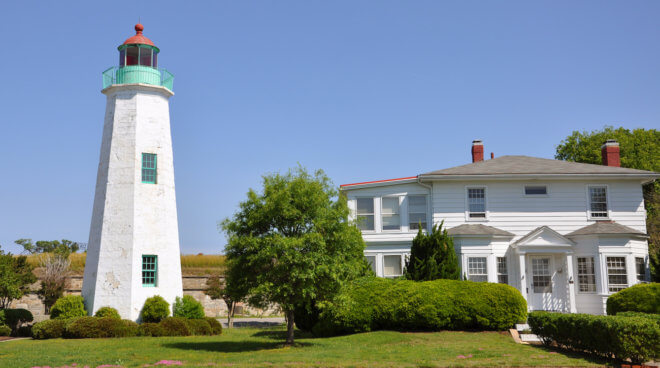 Old Point Comfort Lighthouse-Fort Monroe, Chesapeake, VA