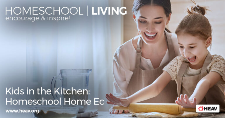 home economics kids in the kitchen-homeschool living
