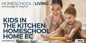 home economics kids in the kitchen-homeschool living