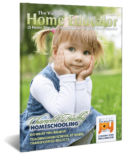 Virginia Homeschool Magazine Cover - Home Educator