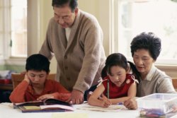 grandparents and grandchildren learning at home - benefits of homeschooling