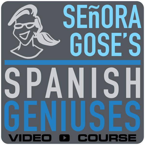 SGSG Flip Flop Spanish Video Class - Senora Gose