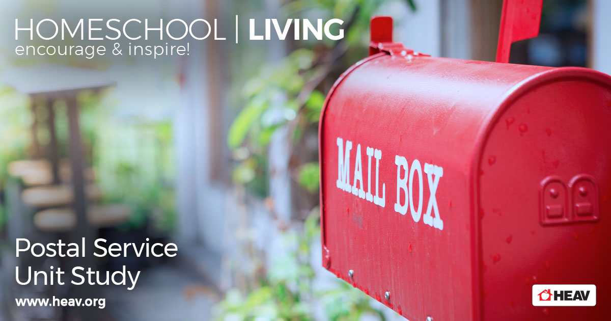 Postal Service Unit Study Homeschool Living