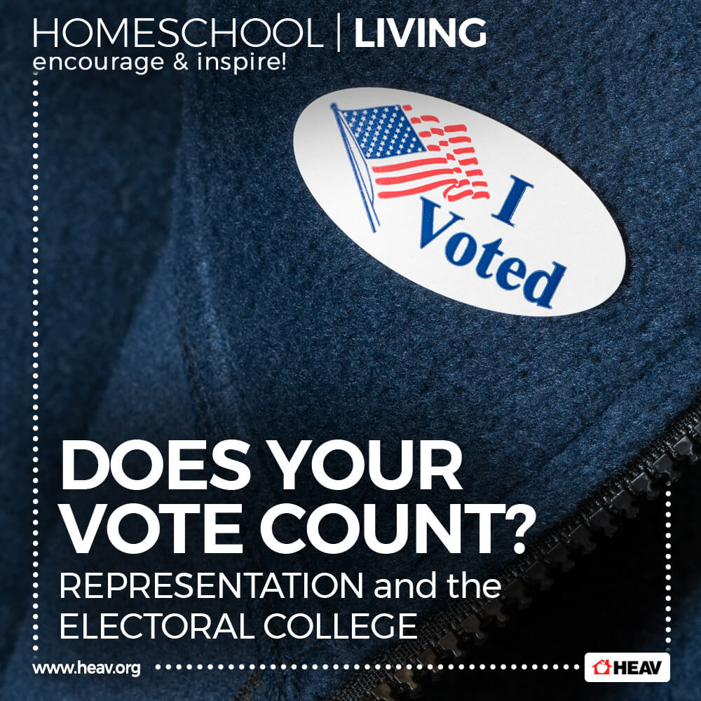 Does your vote count homeschool living 1000x1000 1