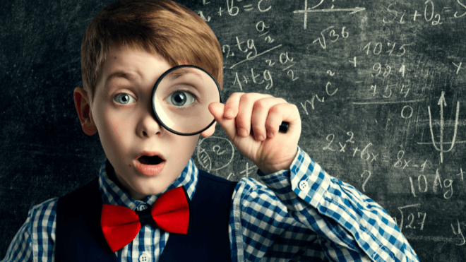 Cognitive test spyglass kid