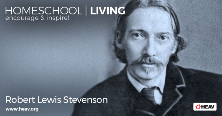 literature study Robert Lewis Stevenson Homeschool Living