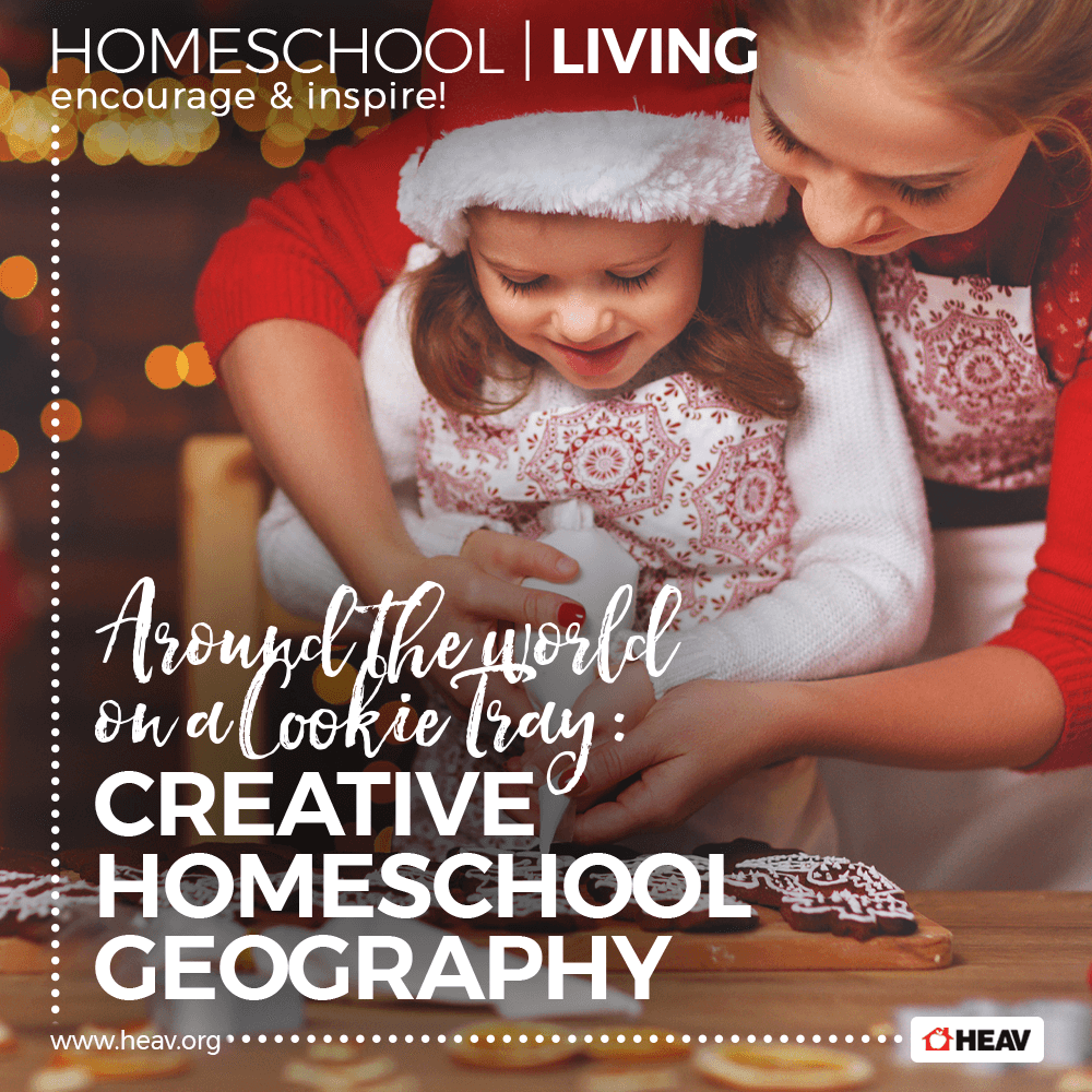 creative homeschool geography-baking-homeschool living