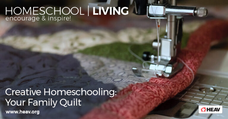 quilting creative homeschooling