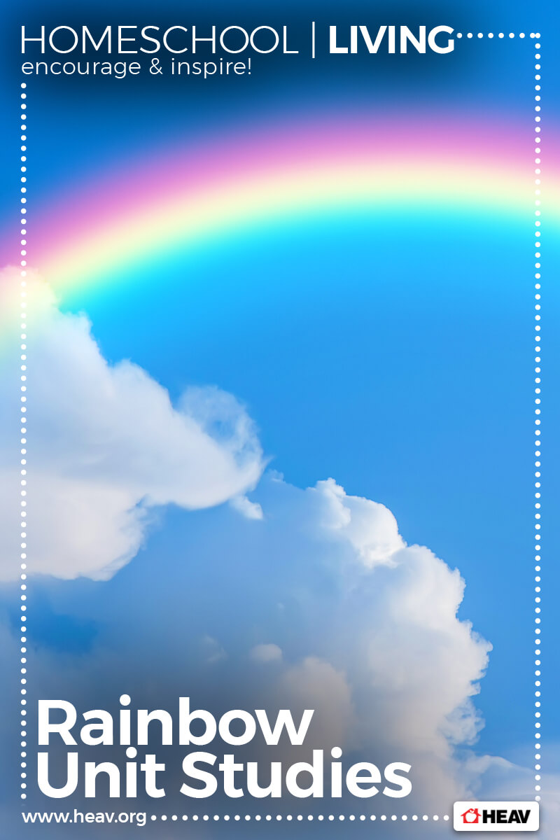rainbow unit study, rainbow
