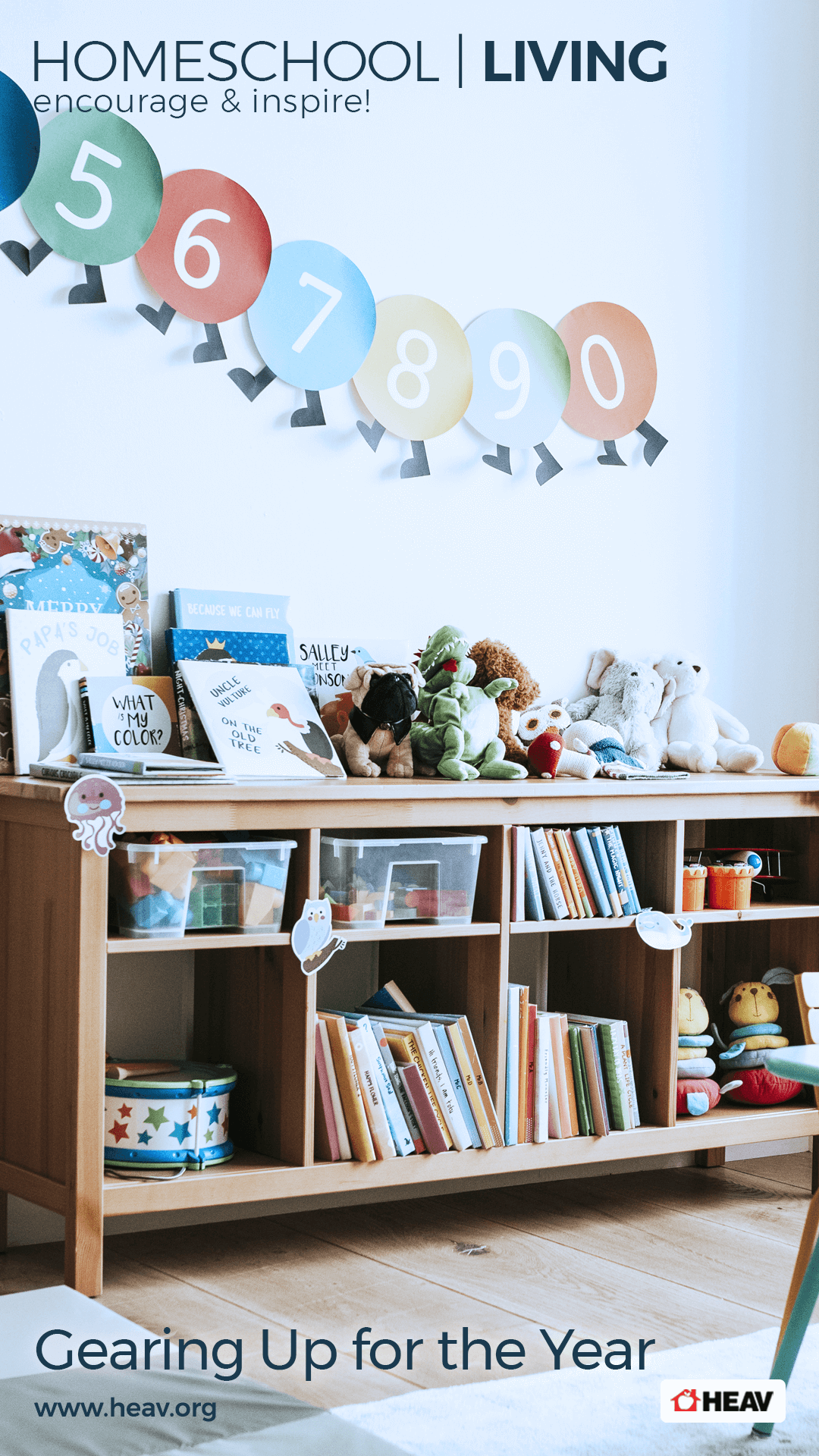 organization - Gearing up for the homeschool space year