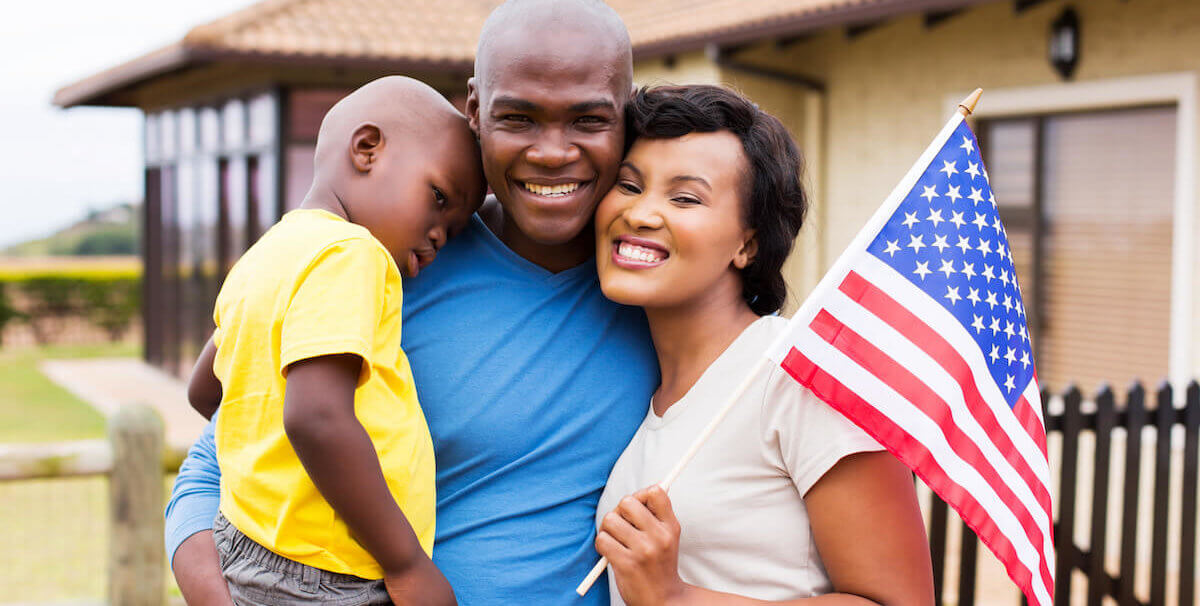 Military family African American