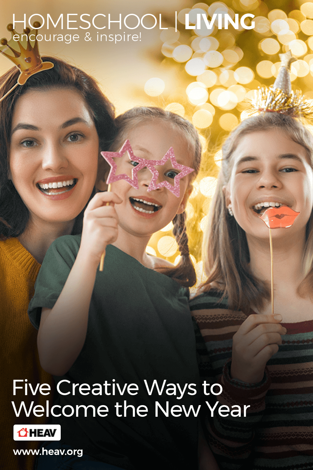 Five Creative Ways to Welcome the New Year homeschool living pinterest