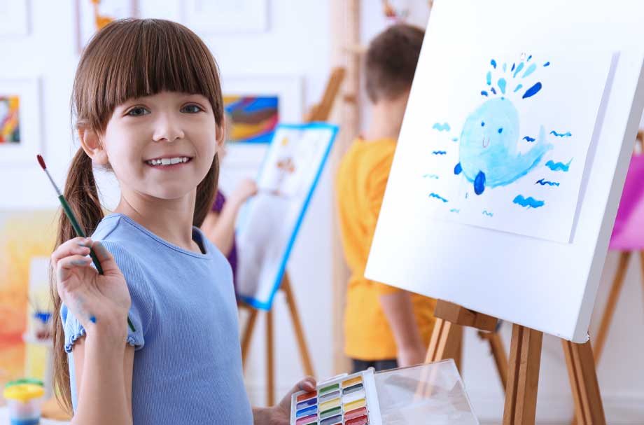 Art class children and teens add-ons