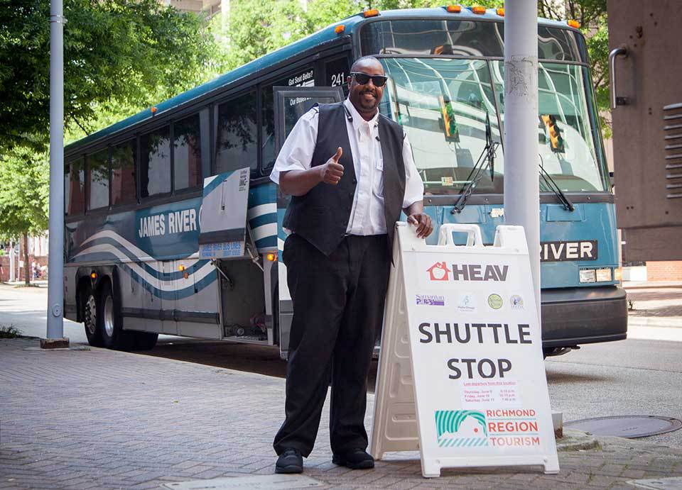 shuttle bus convention
