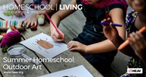 Summer-Homeschool-Outdoor-Art