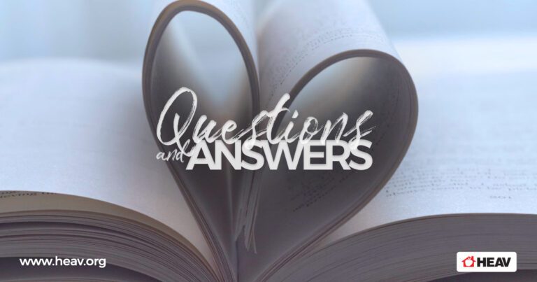 Q&A questions-and-answers-book-heart