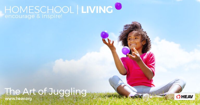 The art of juggling homeschool living
