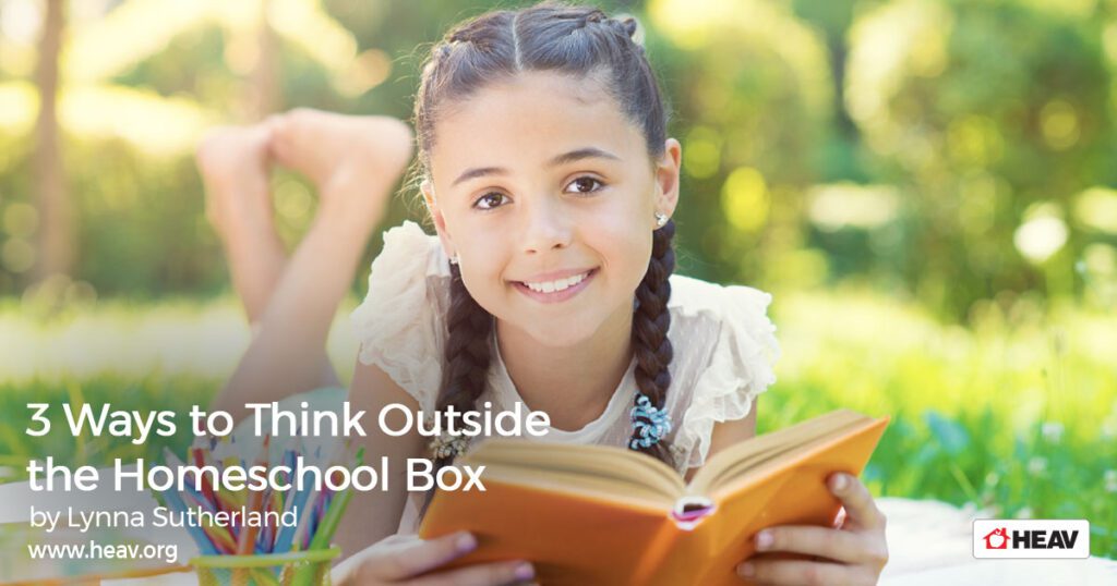 Thinking outside the box in homeschool