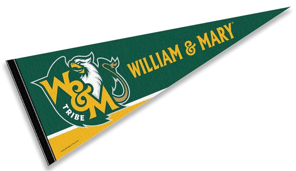 William & Mary pennant Journey to 250 Virginia Mother of Presidents