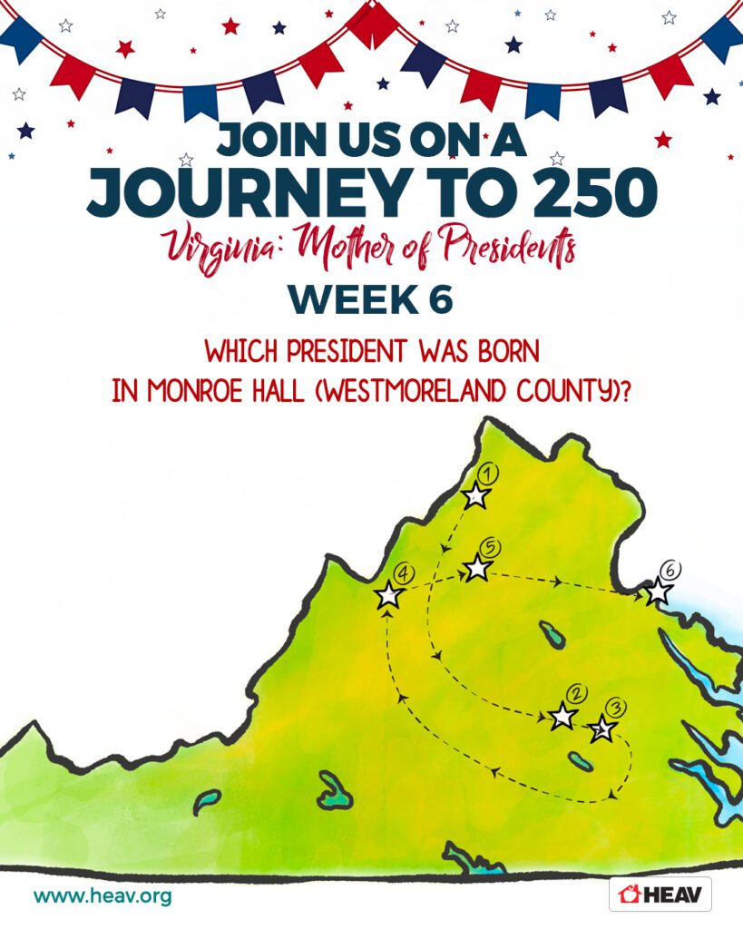 week 6 maps James Monroe
