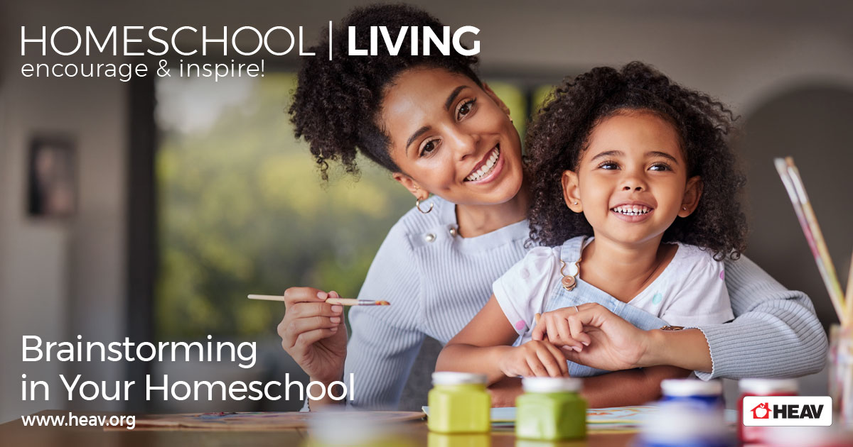 brainstorming in your homeschool homeschool living