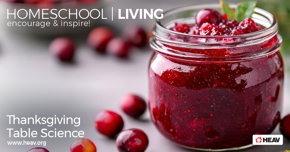 Homeschool Thanksgiving Science - HSL