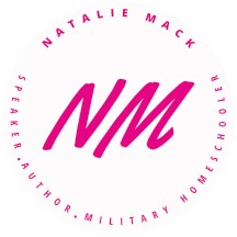 Natalie Mack Homeschool Military vendor square