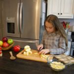 Savannah Lee Slicing Apples