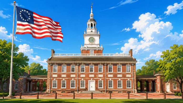 decelaration and constition - independence hall
